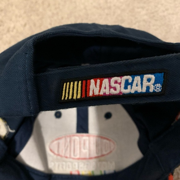 Vintage Jeff Gordon NASCAR Strapback Hat Big Logo Racing Cap - Picture 7 of 7